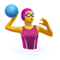 Woman Playing Water Polo emoji on Apple